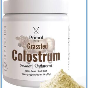 Primal Being Grassfed Beef Colostrum - Supports Immune Function, Gut Health,